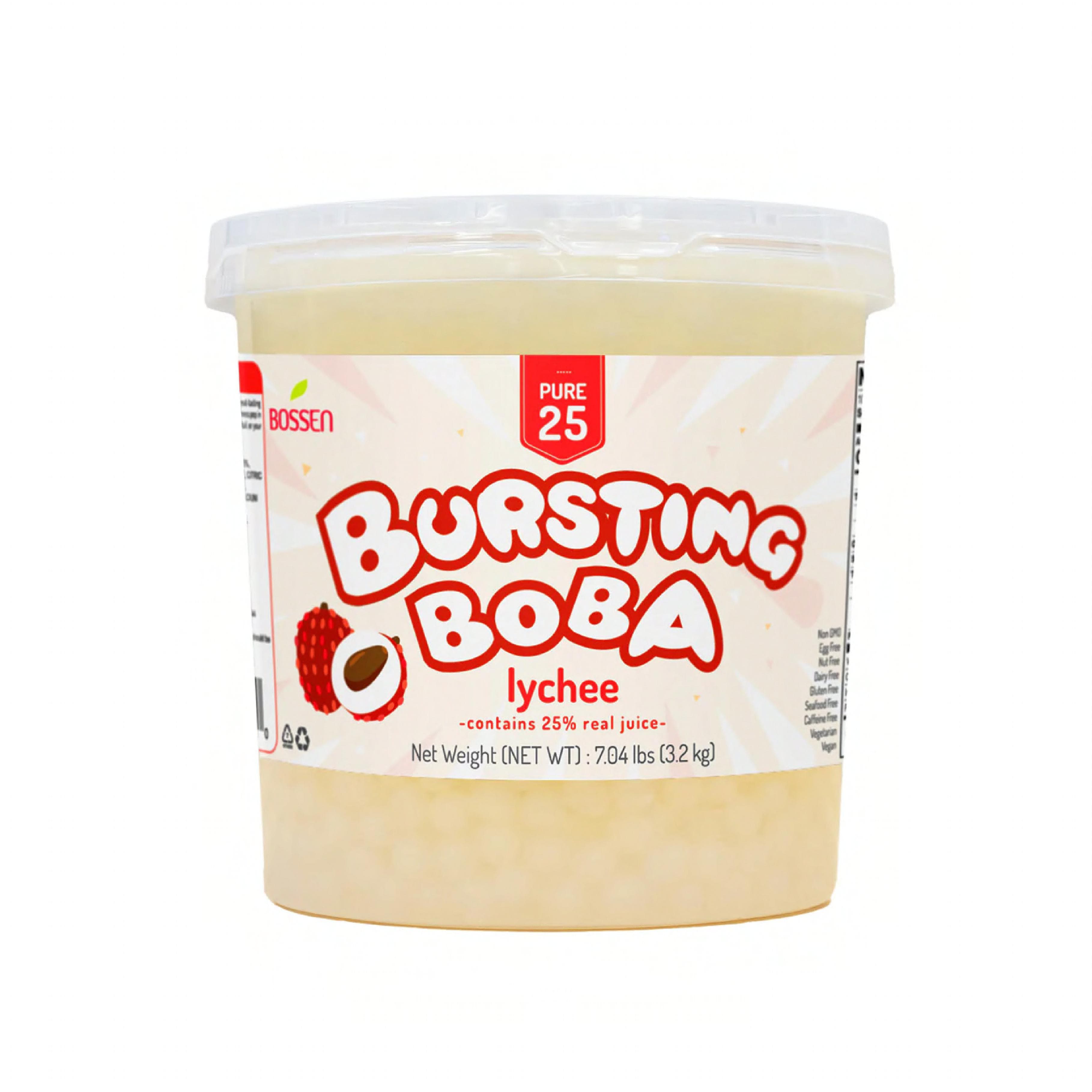 Lychee Bursting Boba 7.04 LB 4/Case