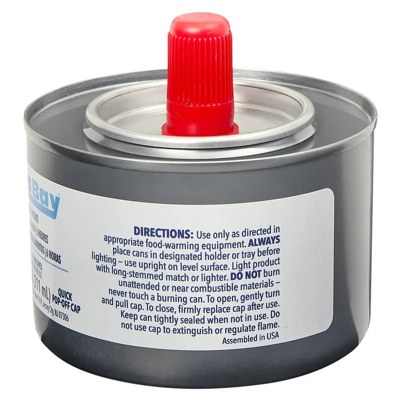 Victoria Bay Chafing Fuel 6-HR Stem Wick 24/Case
