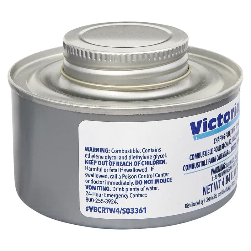 Victoria Bay Chafing Fuel 4-HR With Twist Cap With Wick 24/Case