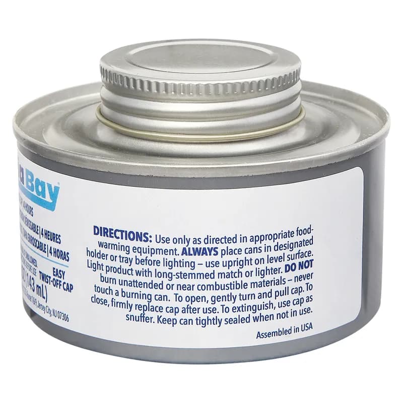 Victoria Bay Chafing Fuel 4-HR With Twist Cap With Wick 24/Case