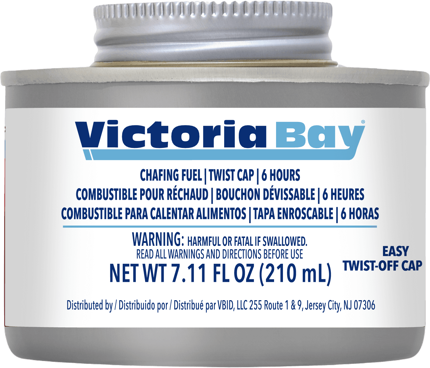 Victoria Bay Chafing Fuel 6-Hour With Twist Cap 24/Case