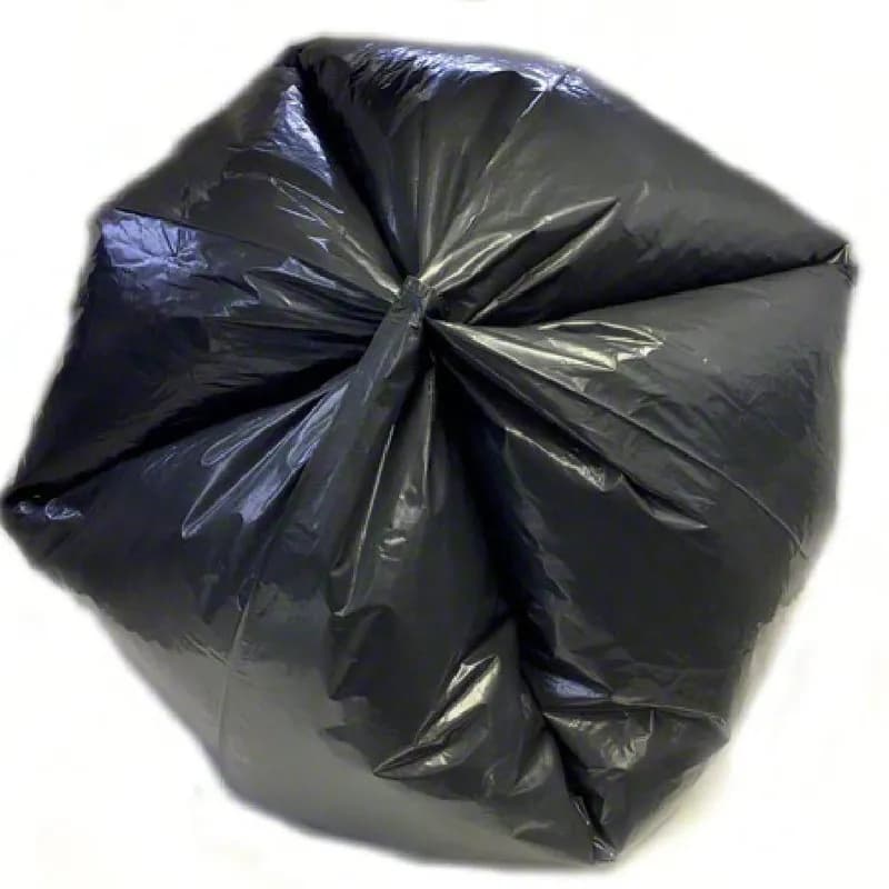 Can Liner 40X46 IN 40 GAL Black LLDPE 1MIL Coreless Star Seal 250/Case