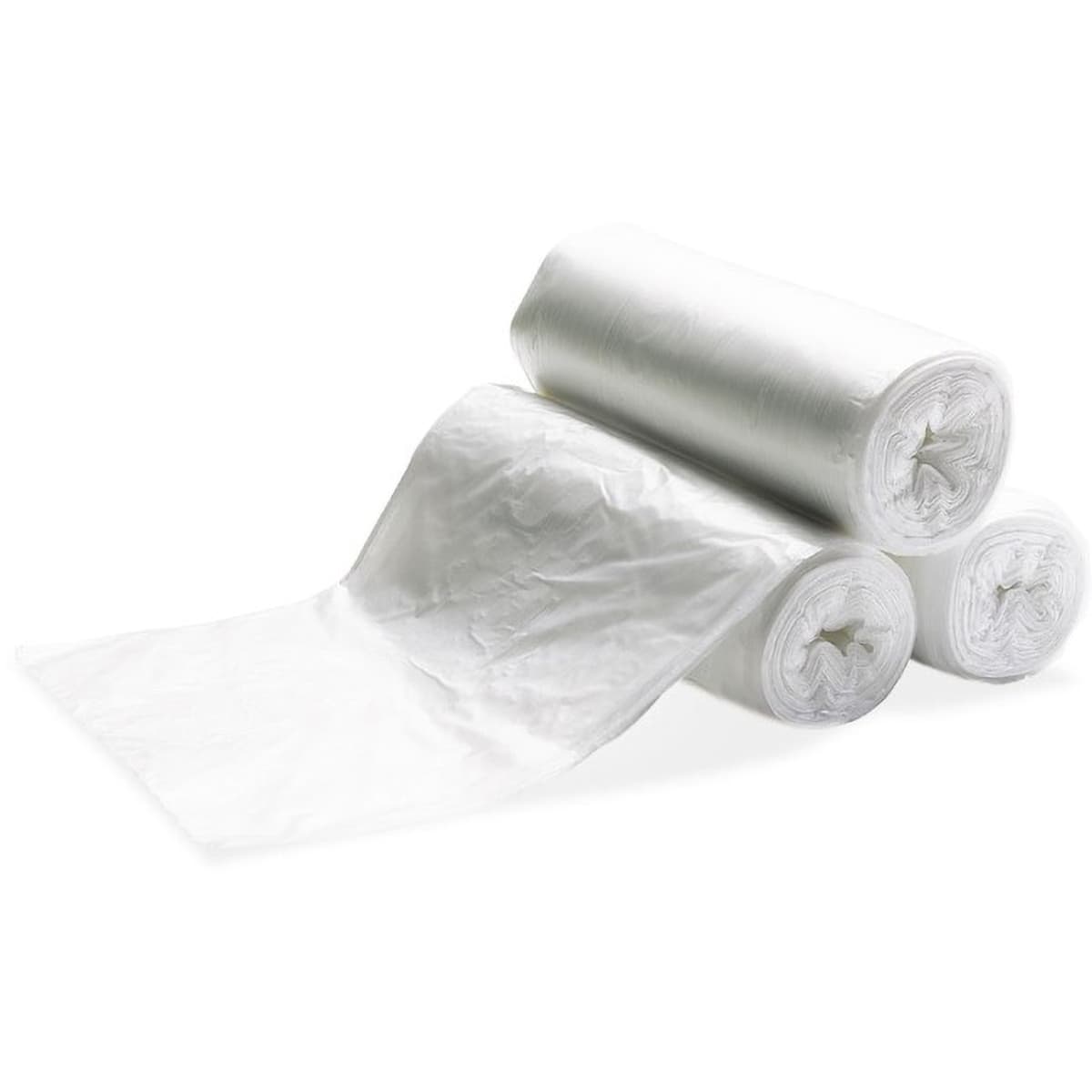 Can Liner 24X33 IN Natural HDPE 8MIC Coreless Star Seal 1000/Case