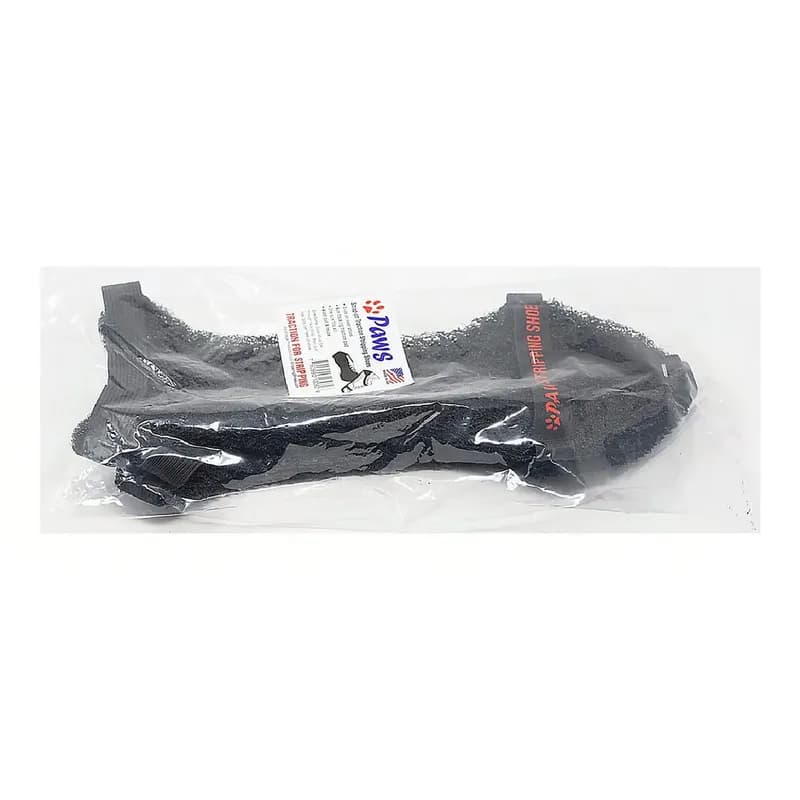 Paws Stripping Shoe Womens Universal Black Elastic Polypropylene (PP) Strap On Traction Sole 1/Pair