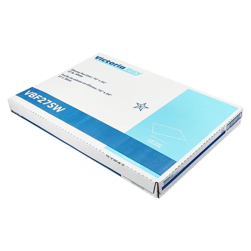 Victoria Bay Pan Liner 16X24 IN Silicone White 27LB Kosher 1000/Case