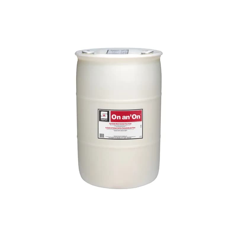 On an' On® Floor Finish 55 GAL RTU Non-Buff Metal Interlock 1/Drum