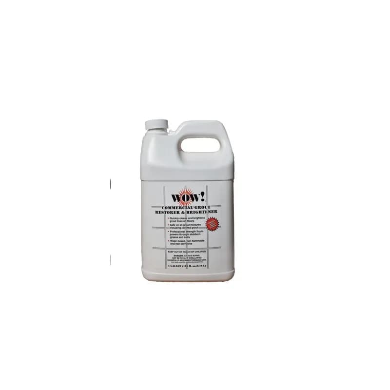 WOW! Commercial Grout Restorer & Brightener Cleaner 2 GAL 4/Case