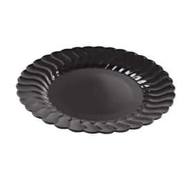 Plate 9 IN Plastic Black 180/Case