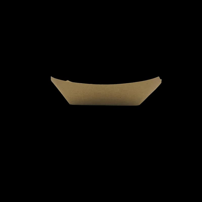 Food Tray 0.5 LB Paper Kraft Rectangle 1000/Case