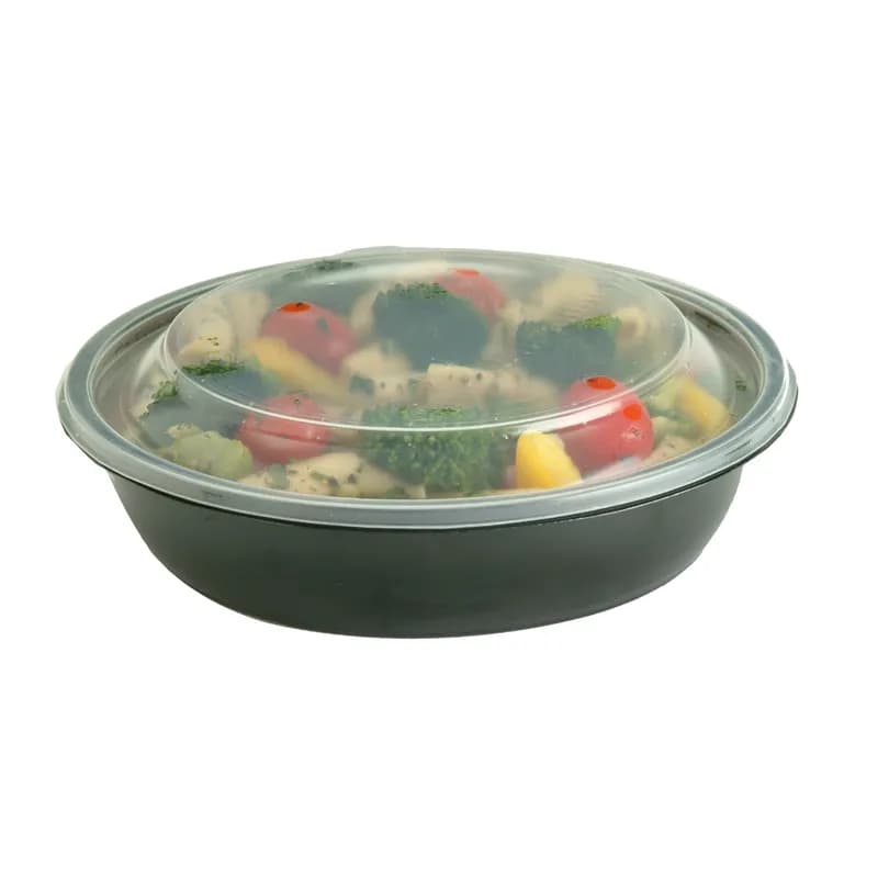 Bowl Medium (MED) 32 OZ PP Black Round 300/Case