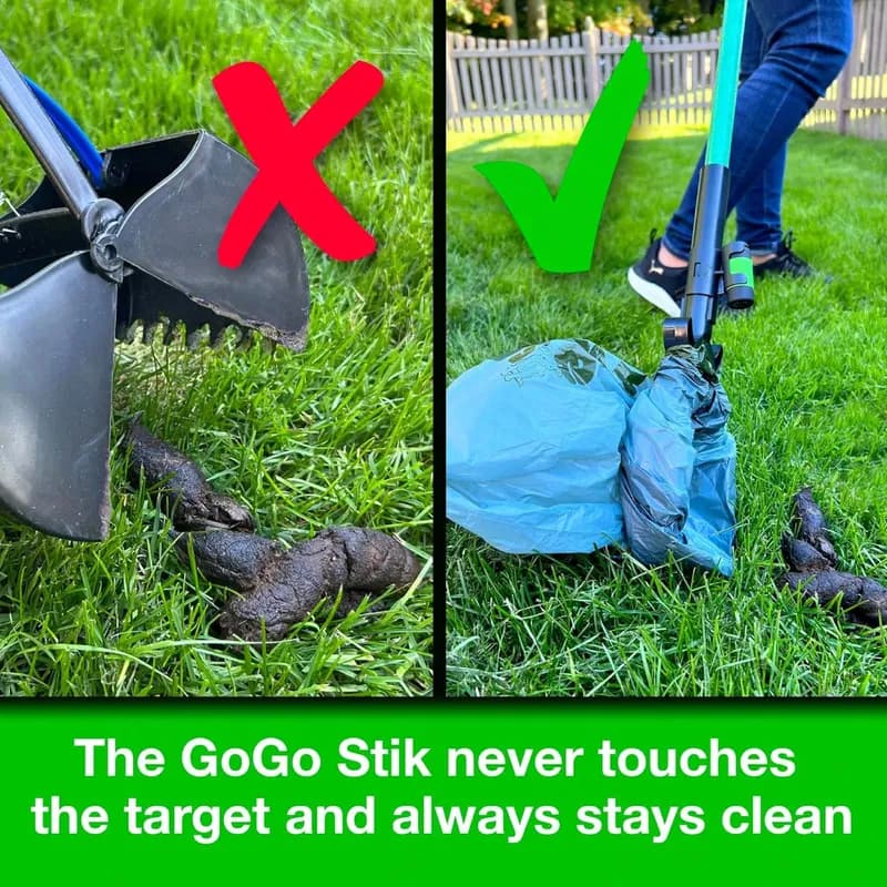 GoGo Stik XP Pro Pooper Scooper 37 IN Plastic Heavy Duty 1/Each