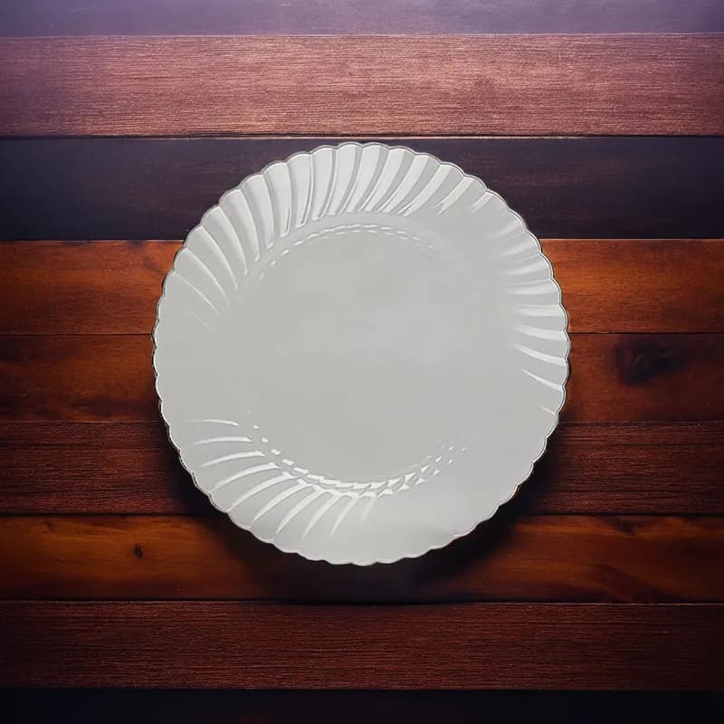 WNA Plate 10.25 IN Plastic Clear 144/Case