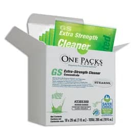 One Packs® Express GS All Purpose Cleaner Degreaser 1 OZ Concentrate Heavy Duty Extra Strength 10/Box