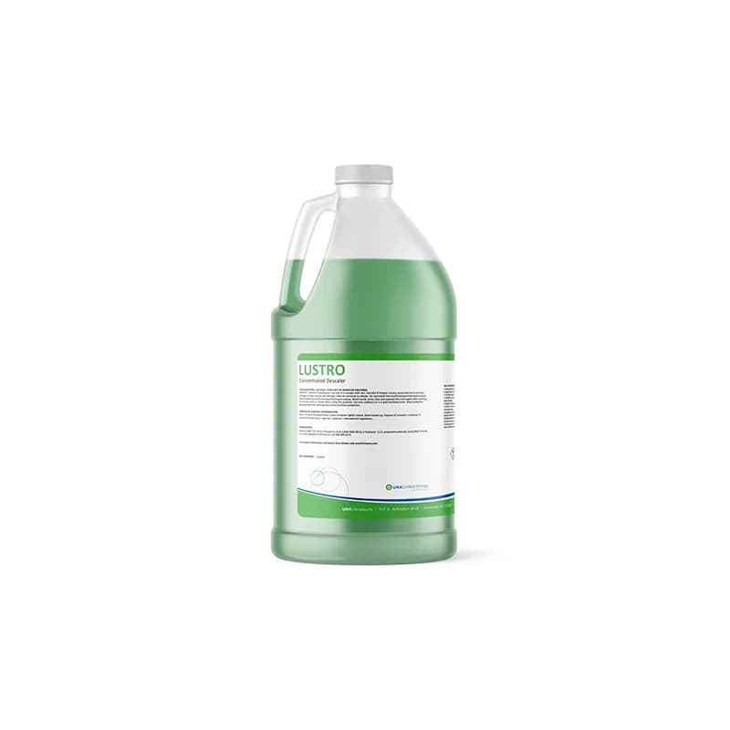 Unx Lustro Descaler 1 GAL Dishmachine Liquid Concentrate 4/Case