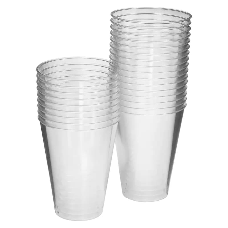 Victoria Bay Cold Cup Tumbler 7 OZ PS Clear 25 Count/Pack 20 Packs/Case 500 Count/Case