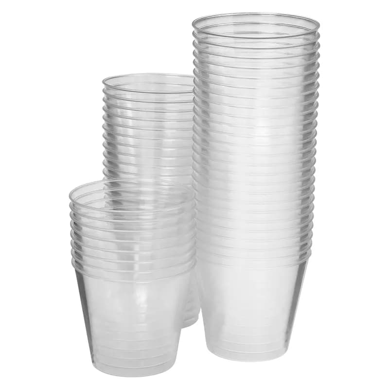 Victoria Bay Cup Shot Glass 1 OZ PS Clear 50 Count/Pack 50 Packs/Case 2500 Count/Case