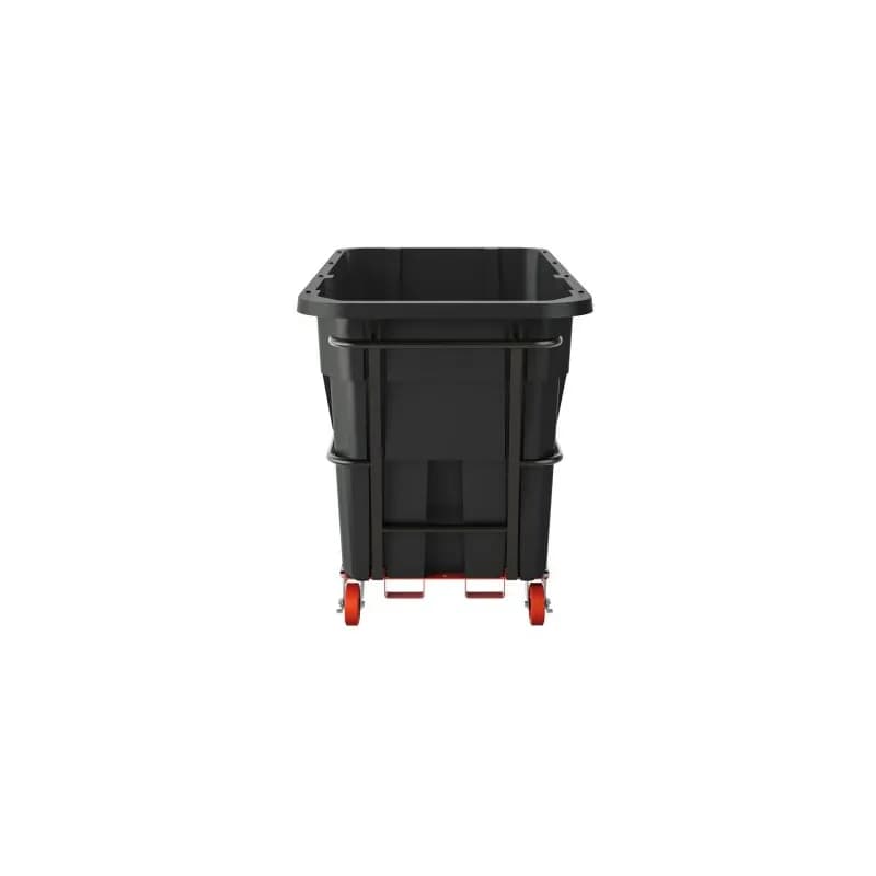 Utility Tilt Truck 85.87X41.28X49 IN 1.5 Cubic Yard Black Resin Heavy Duty 1/Case