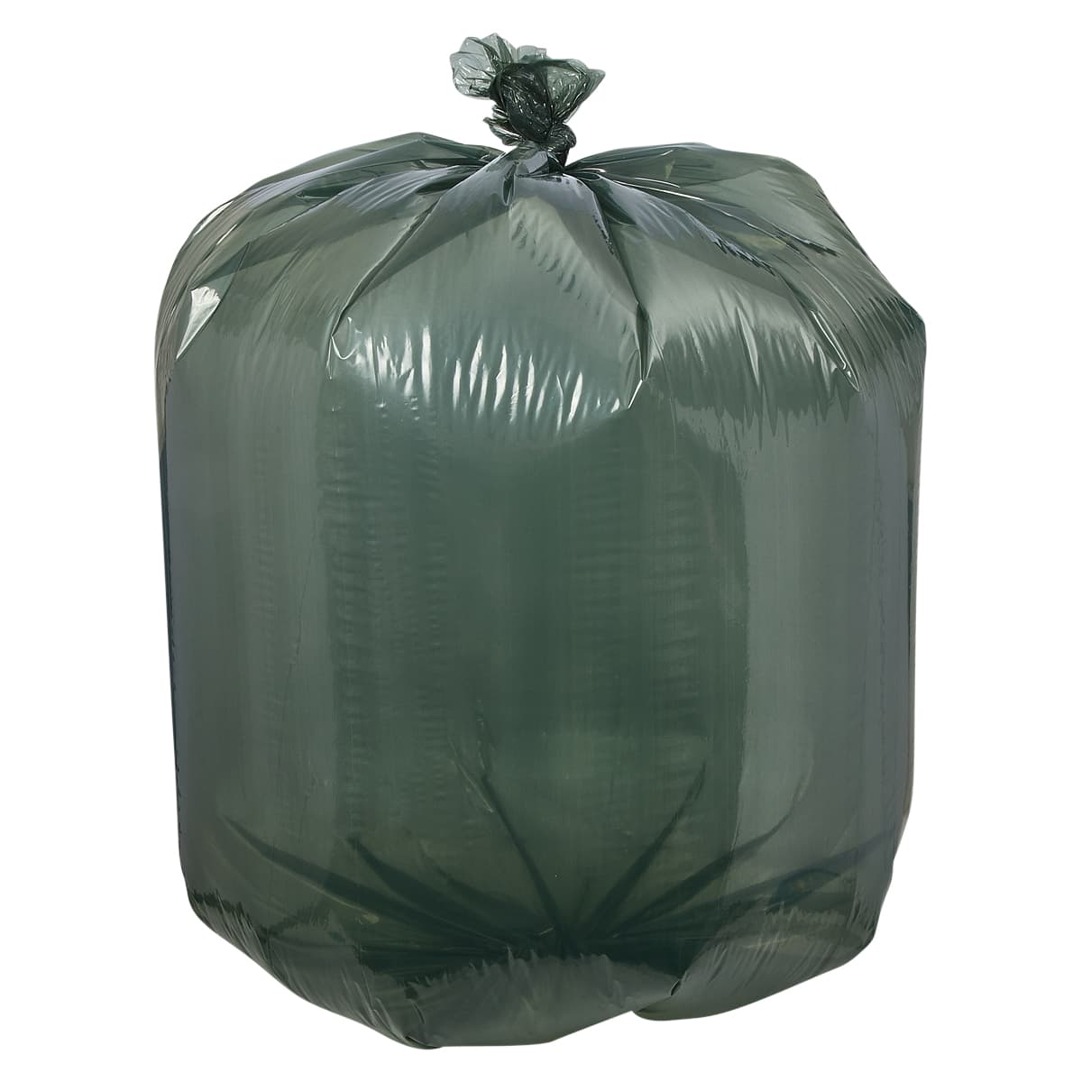 Victoria Bay Can Liner 38X58 IN 60 GAL Green 1.25MIL Opaque 10 Count/Roll 10 Rolls/Case