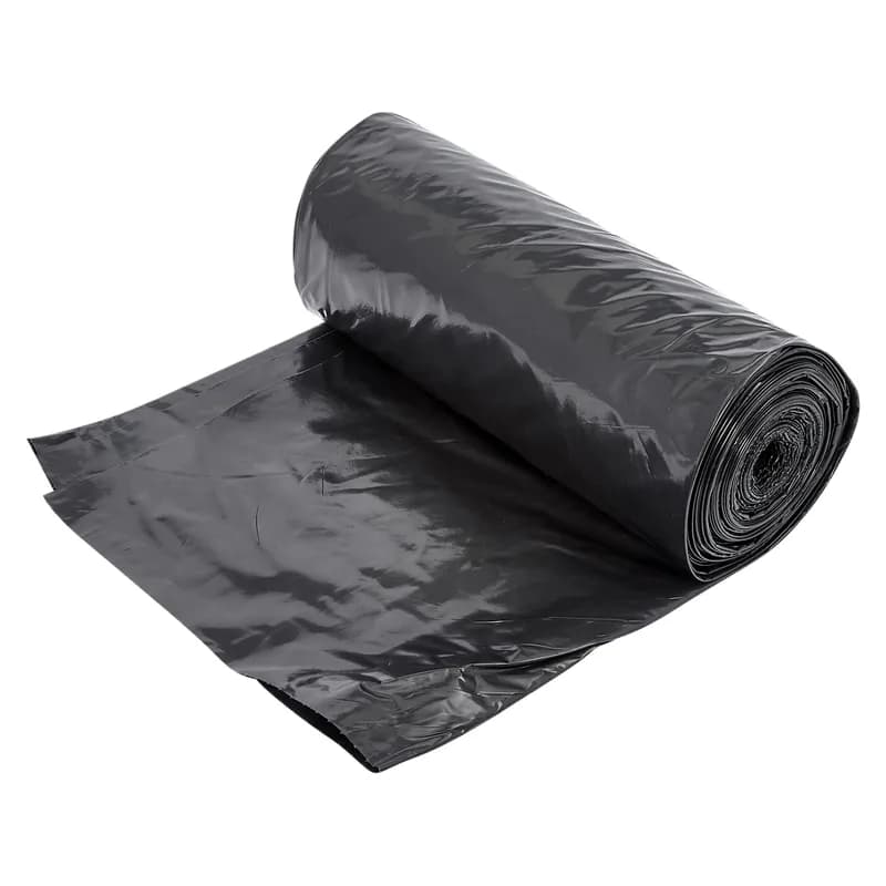 Victoria Bay Can Liner 50X58 IN 60 GAL Black 3.0MIL 10 Count/Roll 5 Rolls/Case