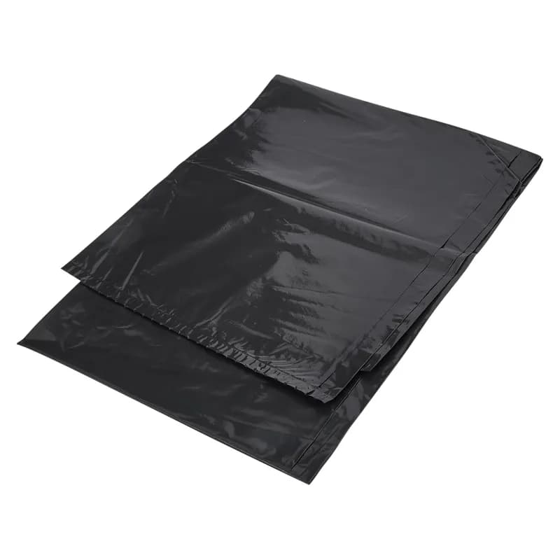 Victoria Bay Can Liner 41.5X54 IN 50-60 GAL Black 1.25MIL Flat Pack 100/Case