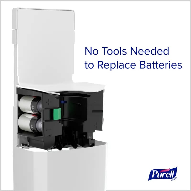 Purell® ES6 Hand Sanitizer Dispenser 1200 mL 10X6.5X5.38 IN White Touchless Surface Mount 1/Each