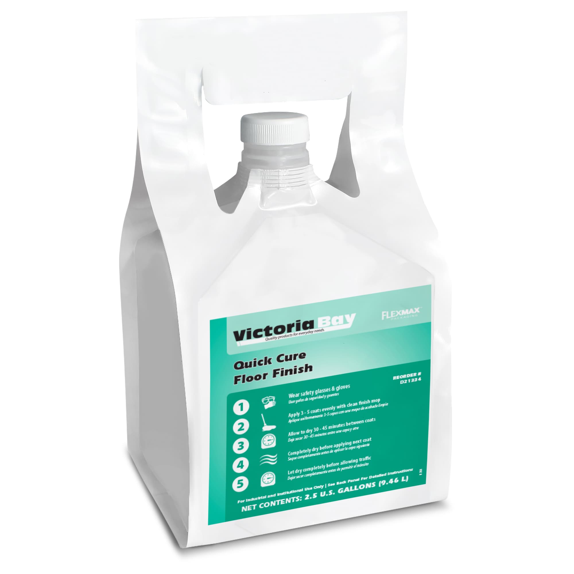 Victoria Bay Quick Cure Floor Finish 2.5 GAL 2/Case