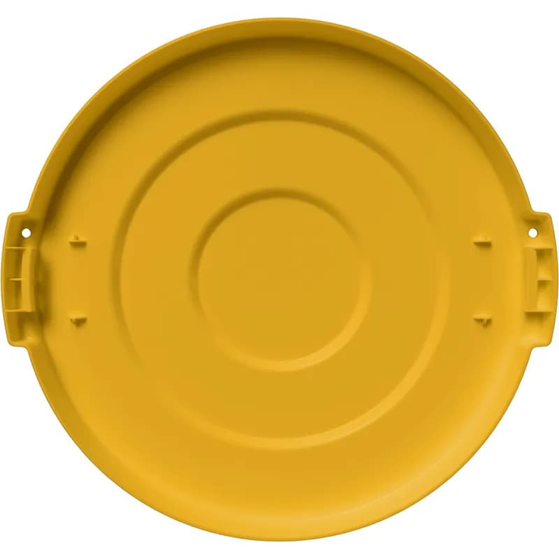 Bronco™ Lid 20 GAL Yellow Round HDPE 6/Case
