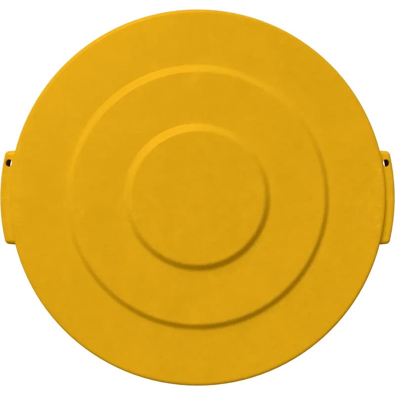 Bronco™ Lid 20 GAL Yellow Round HDPE 6/Case