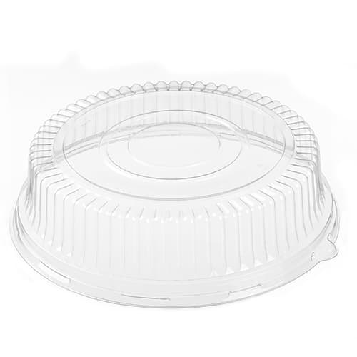 Polar Pak® Ebony Lid Dome 16.46X4.15 IN PET Clear Round For Container 50/Case