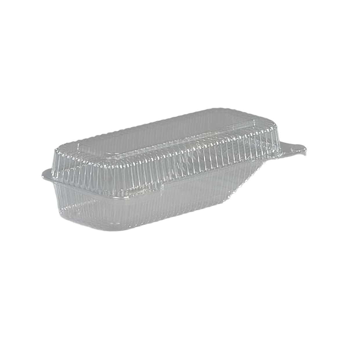 Cookie Hinged Container With Dome Lid 9.5X4.875X2.875 IN OPS Clear Rectangle Shelf 250/Case