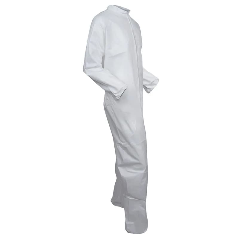 KleenGuard™ Coveralls XXL White Microporous Film Laminate Zippered Front 25/Case