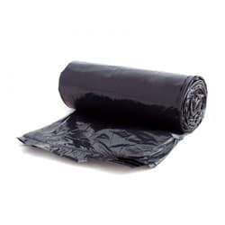 Victoria Bay Can Liner 38X60 IN 55 GAL Black Plastic 14MIC 25 Count/Roll 8 Rolls/Case