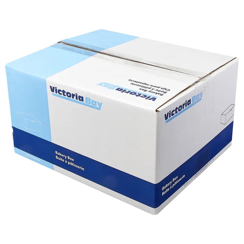 Victoria Bay Cake Box 8X8X2.5 IN Kraft With Window 200/Case