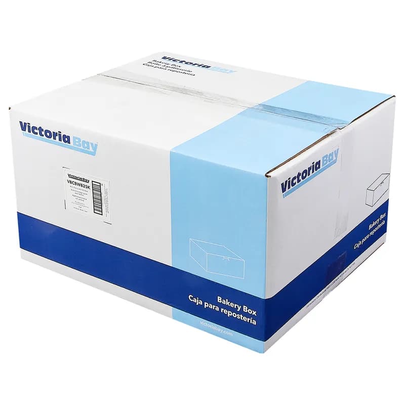 Victoria Bay Cake Box 8X8X2.5 IN Kraft With Window 200/Case