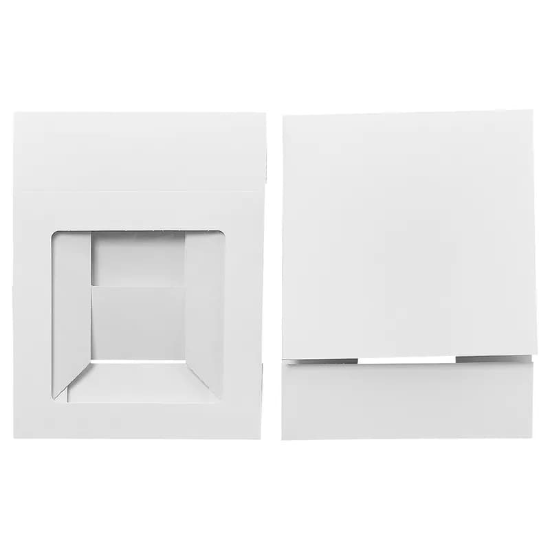 Victoria Bay Cake Box 8X8X2.5 IN White With Window 200/Case