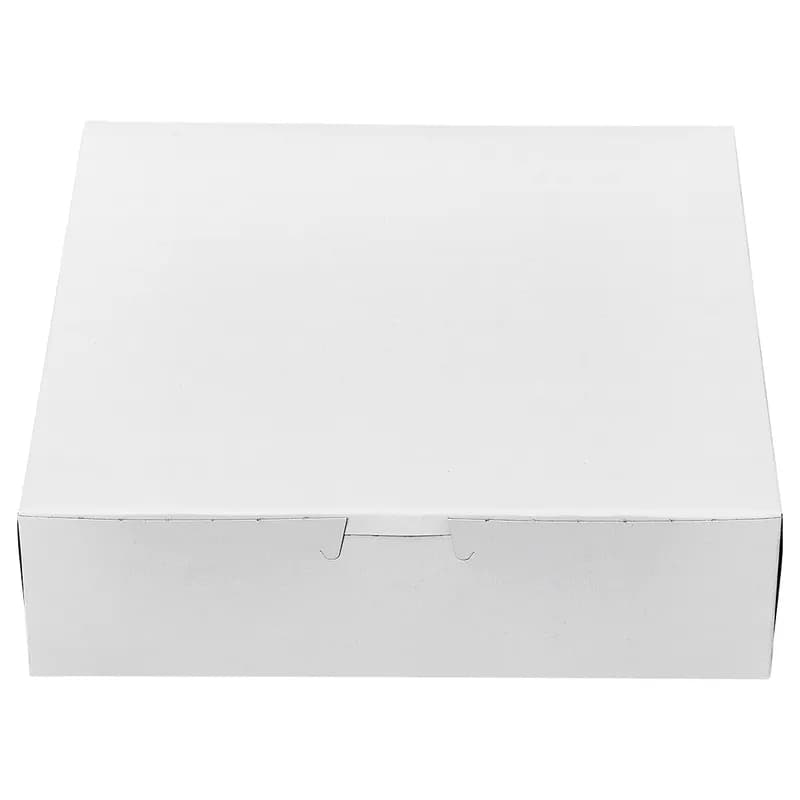 Victoria Bay Cake Box 9X9X2.5 IN Paperboard White 250/Bundle