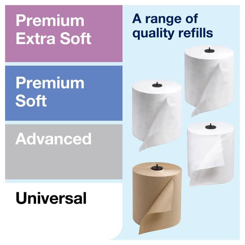 Tork Matic® Elevation Paper Towel Dispenser H1 8X13X14.5 IN Plastic White Automatic Universal 1/Each