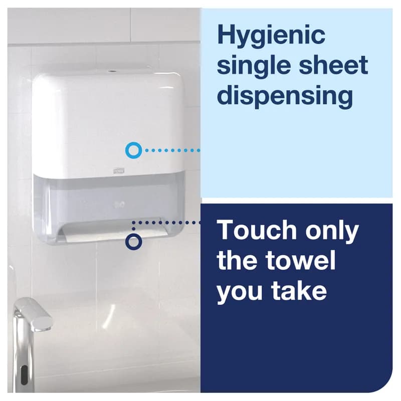 Tork Matic® Elevation Paper Towel Dispenser H1 8X13X14.5 IN Plastic White Automatic Universal 1/Each