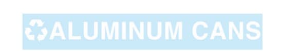 Mobius Arrow Label Aluminum 2/Case