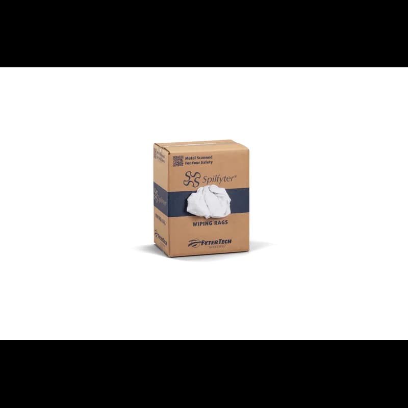 Spilfyter™ Knit Rag 10 LB Textile White Emulsion Reclaimed Box 1/Box