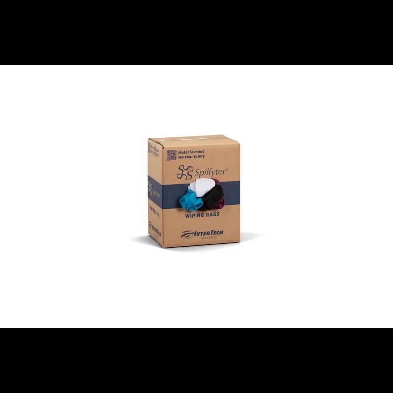 Spilfyter™ Knit Rag 10 LB Fleece Assorted Reclaimed Box 1/Case