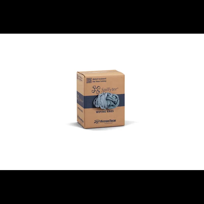 Spilfyter™ Huck Knit Rag 10 LB Textile Blue Green Reclaimed Box 1/Case