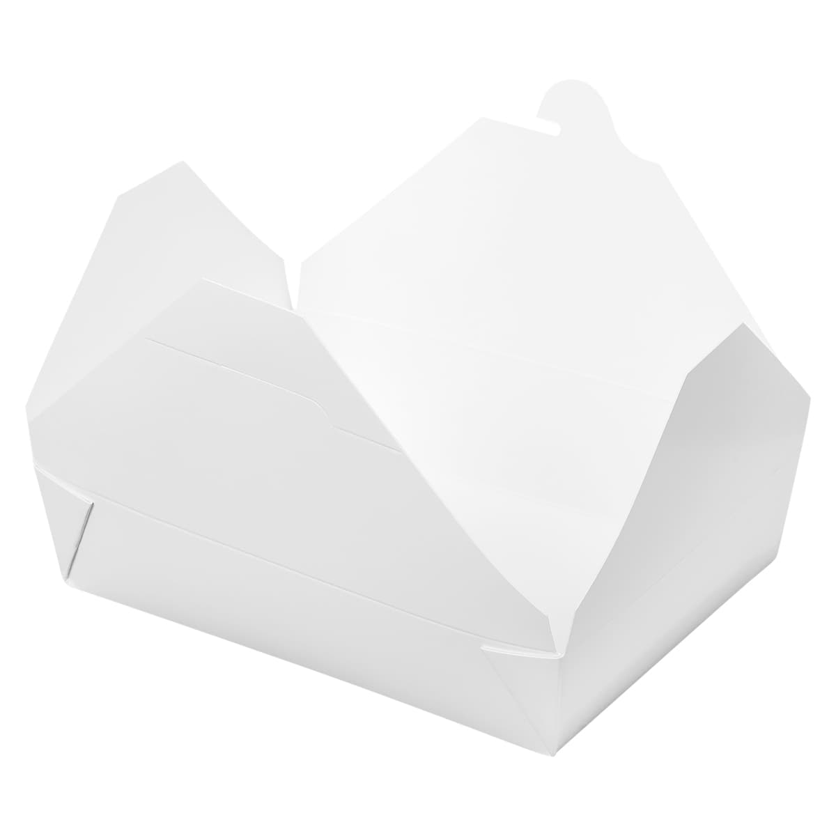 Victoria Bay #2 Take-Out Box Fold-Top 8.4X6.1X2 IN Paper White Cut Resistant Grease Resistant Leak Resistant 200/Case