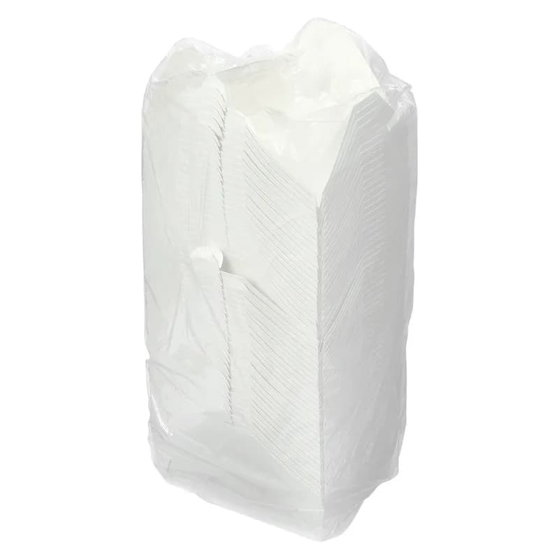 Victoria Bay #2 Take-Out Box Fold-Top 8.4X6.1X2 IN Paper White Cut Resistant Grease Resistant Leak Resistant 200/Case