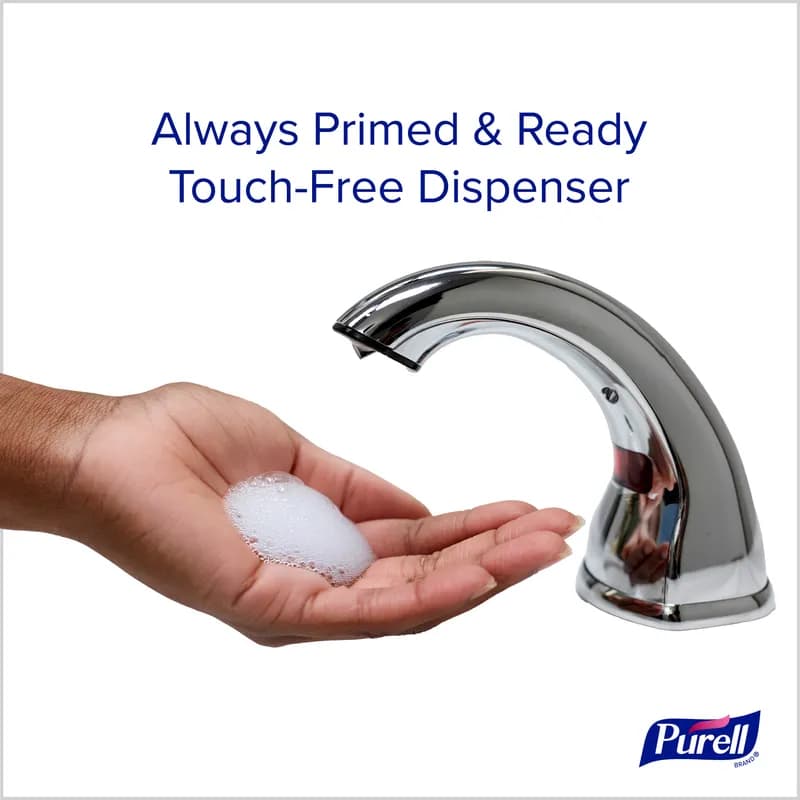 Purell® CX10 Soap Dispenser 2000 mL Chrome Counter Mount P-Spout For CX 1/Case