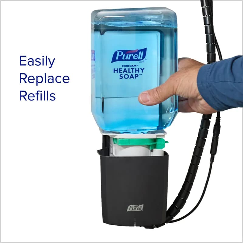 Purell® CX10 Soap Dispenser 2000 mL Chrome Counter Mount P-Spout For CX 1/Case