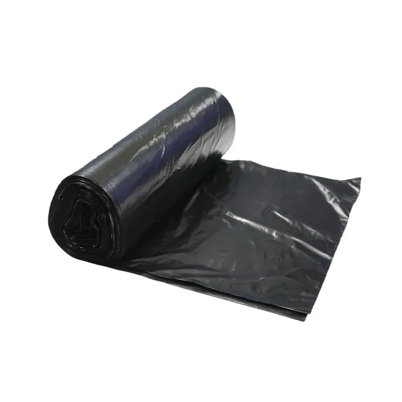 Victoria Bay Can Liner 33X46 IN 30-35 GAL Black Plastic 1.9MIL 10 Count/Roll 10 Rolls/Case