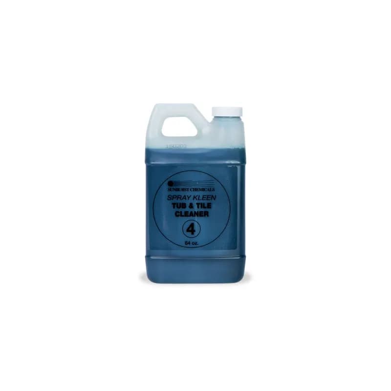 Spray Kleen Pleasant Scent Tub & Tile Cleaner 64 OZ Liquid Heavy Duty Closed Loop 2/Case