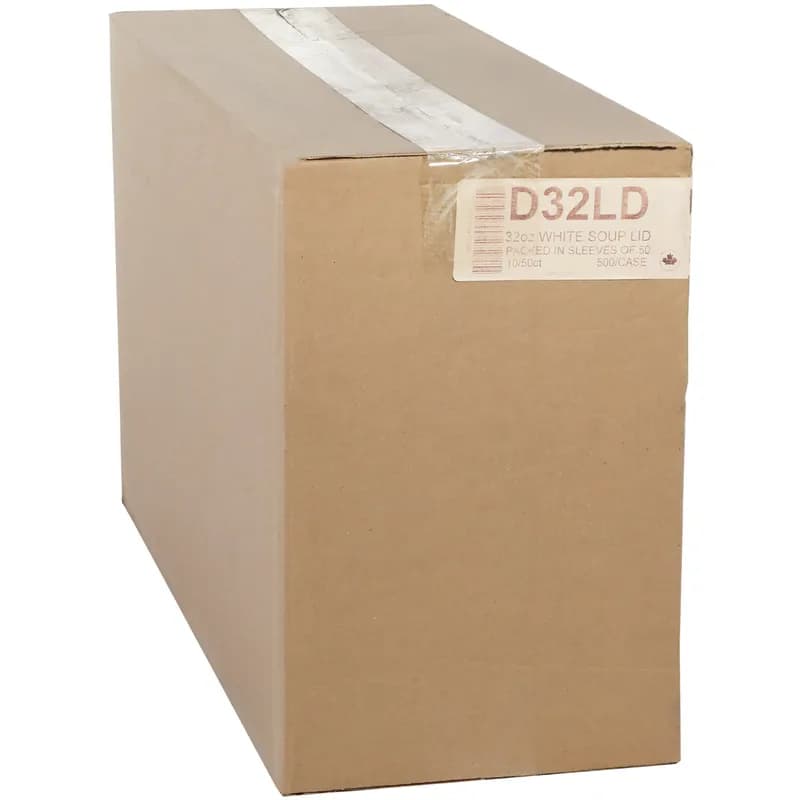 Lid 3.1X0.7 IN HIPS White For 32 OZ Soup Container 500/Case