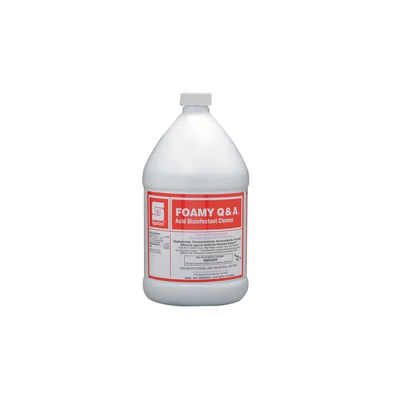 Foamy Q & A® Floral Citrus Disinfectant Cleaner 1 GAL Acidic Acid 4/Case